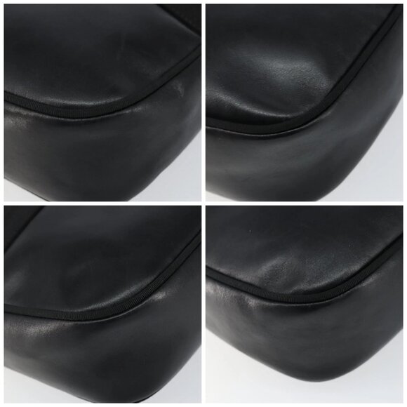 Salvatore Ferragamo Vala Shoulder Bag Leather Black Gold Auth BA5962 - Picture 16 of 16